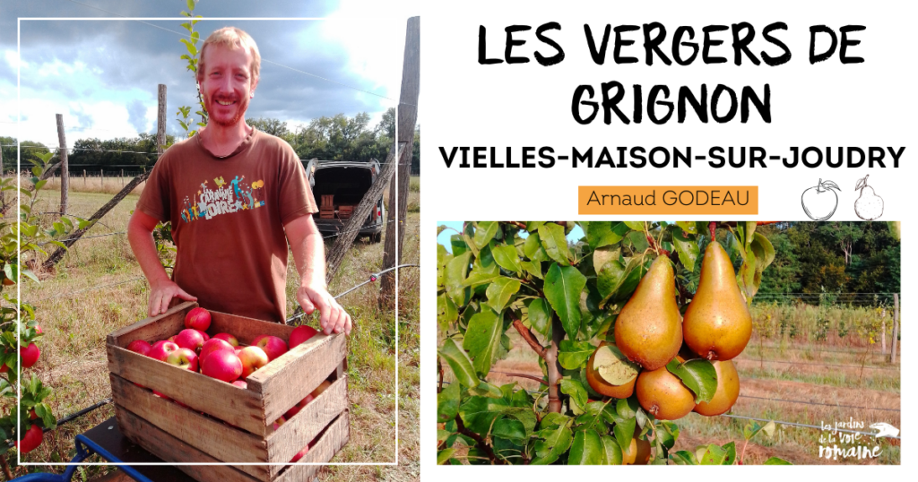 Les vergers de Grignon, une jeune exploitation en conversion vers l'agriculture biologique.