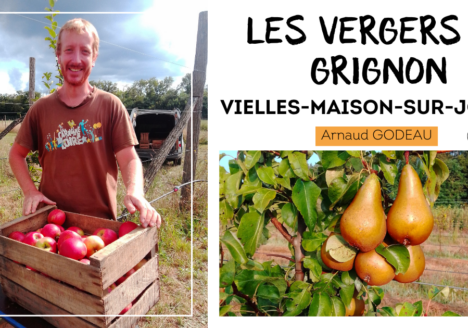 Les vergers de Grignon, une jeune exploitation en conversion vers l'agriculture biologique.